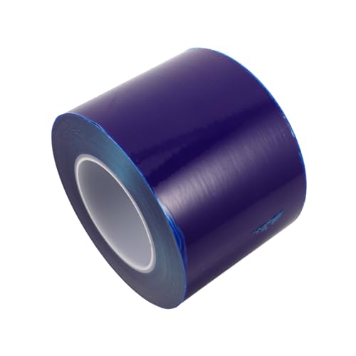 Cinta protectora para llantas Mikinona, 4 pulgadas x 656 pies, adhesiva resistente de polietileno para protección de rines de aleación, cinta para instalación de llantas sin cámara miniatura 1