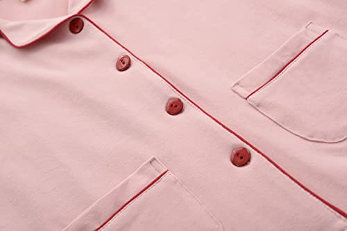 ACESTAR Kids Girls Boys Cotton Pajamas Set Long Sleeve Button Down Pjs Sleepwear Loungewear 2 Piece Set for Daily Size 3-123