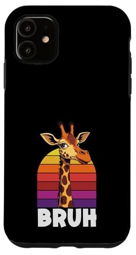 Bruh Giraffe ���g�� �T���Z�b�g �ʔ��� �~�[�� �C���^�[�l�b�g�X�����O �X�}�z�P�[�X iPhone 11 �p