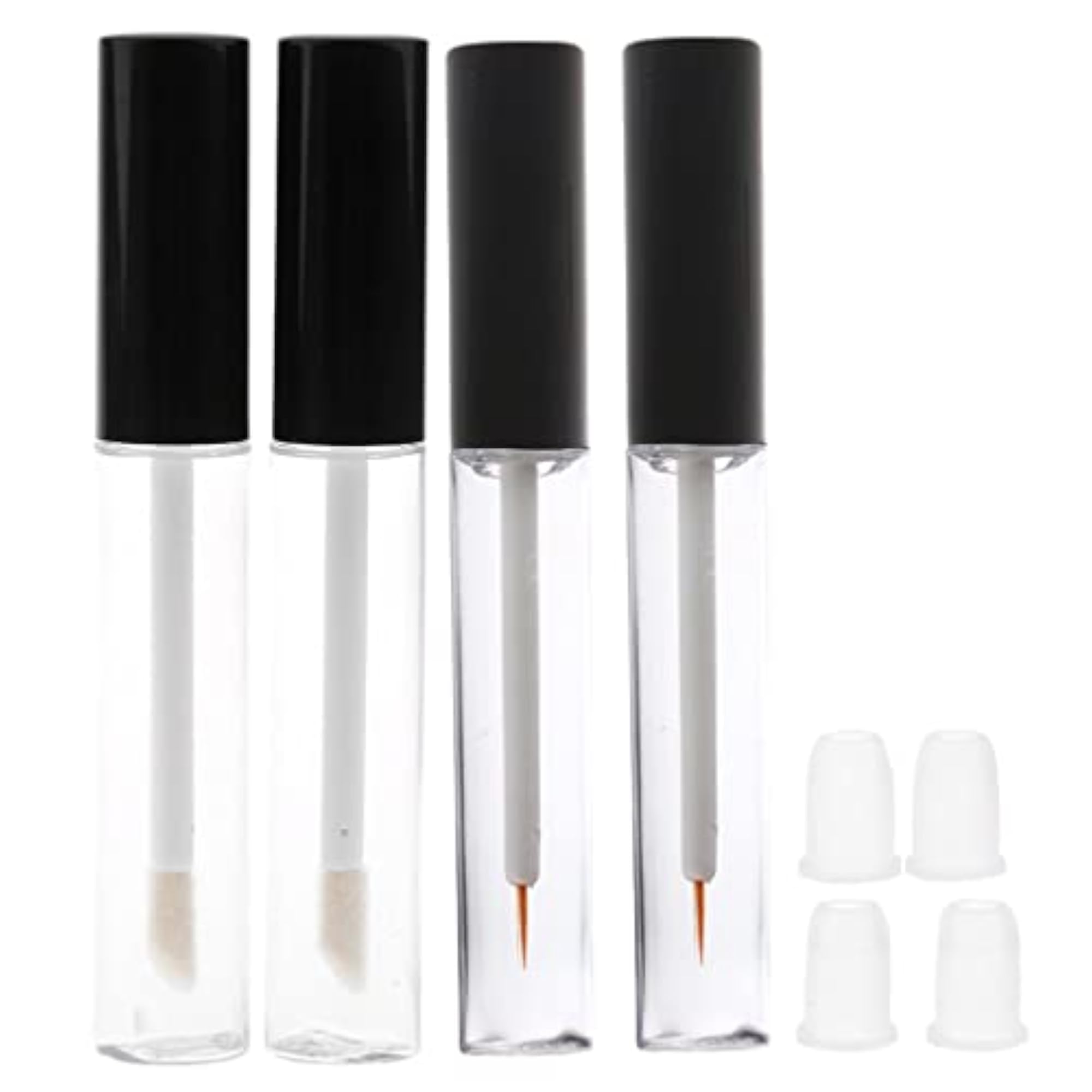 4 Pieces 7ml Refillable Empty Lip Gloss Eyeliner Tubes