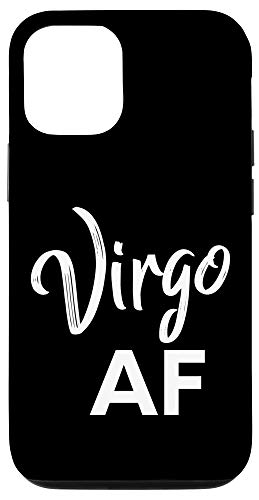 iPhone 12/12 Pro Virgo AF Brush Writing / Funny Zodiac & Cool Virgo Horoscope Case
