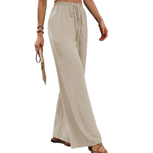 Pantalon en lin décontracté femme pour le sport léger et les journées actives ensoleillées