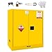 50 Gallon Galvanized Steel Safety Cabinet, 48x45x23 Inch Flammable Liquid Storage Cabinet, Fire Cabinet with 3-Point Locking System, Chemical Locker Suitable for Industry Commercial Home Used