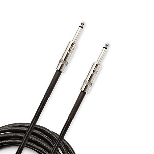 Cabo Custom Series Trançado 4.57M em Tecido Preto D'Addario Pw-Bg-15Bk