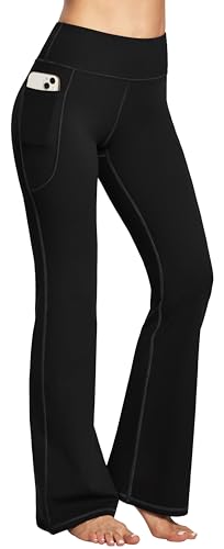 Image of Heathyoga Yoga Pants with Pockets Extra Soft Leggings with Pockets for Women Non See-Through High Waist Workout Leggings