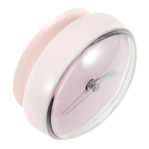Cabilock Wall Clock for Bathroom Shower Clock Suction Cup Small Size Plastic Silicone Material Present for New Home
