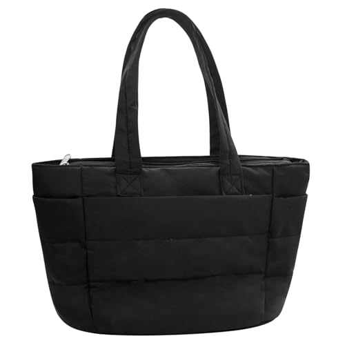 Bolso Tote Puffy Ligero con Cremallera para Mujer miniatura 1