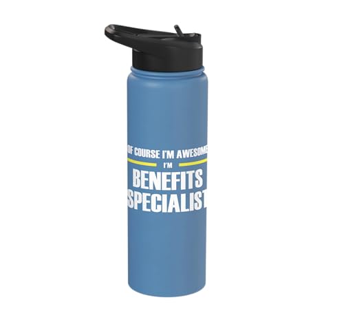 The Original Awesome Benefits Specialist Stainless Steel Insulated Water Bottle
