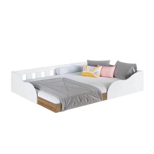 Cama Montessoriana para Crianças com Proteção Lateral