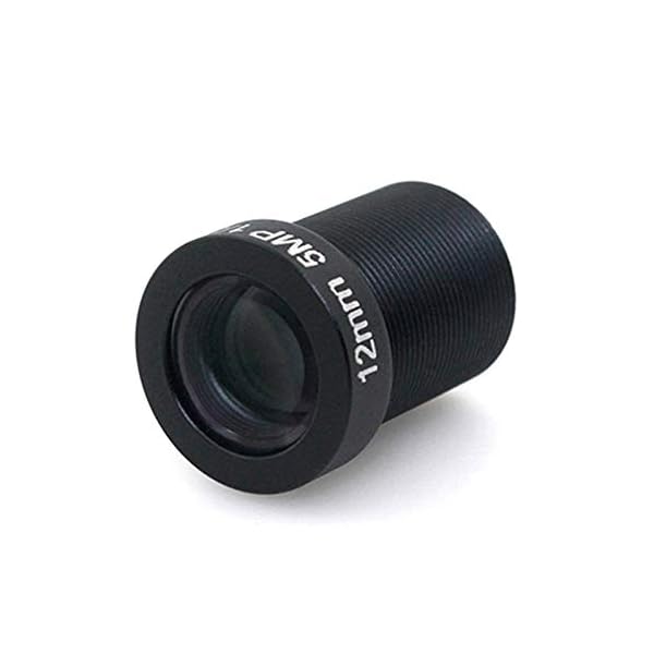 KIKAPA Einzelplatine Kameraobjektiv, 12 mm, 5 MP, HD-Netzwerkkamera-Objektiv, CCTV-Objektiv, Kamera-Zubehör – Bild 4