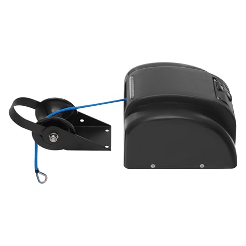 Winche eléctrico para ancla de bote 45LBS 12V con control remoto miniatura 4