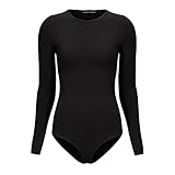 Natural Uniforms Long Sleeve Body Suit (Black, Small)