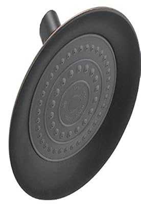 Delta Faucet Single Setting Raincan Shower Head, Oil Rubbed Bronze Round Shower Head, Rainfall Shower Head, High Pressure Shower Head, 1.75 GPM Flow Rate, Oil Rubbed Bronze RP61181OB