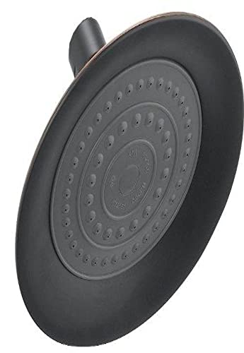 Delta Faucet Single Setting Raincan Shower Head Oil Rubbed Bronze Round Shower Head Rainfall Shower Head High Pressure Shower Head 1.75 GPM Flow Rate Oil Rubbed Bronze RP61181OB