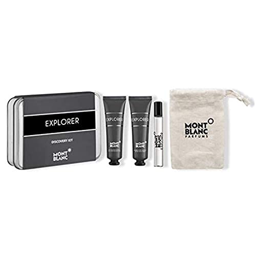 MONT BLANC Explorer Edp For Men Grooming/Discovery Kit Miniature Edp 7.5ml + A/S 30ml + S/G 30ml