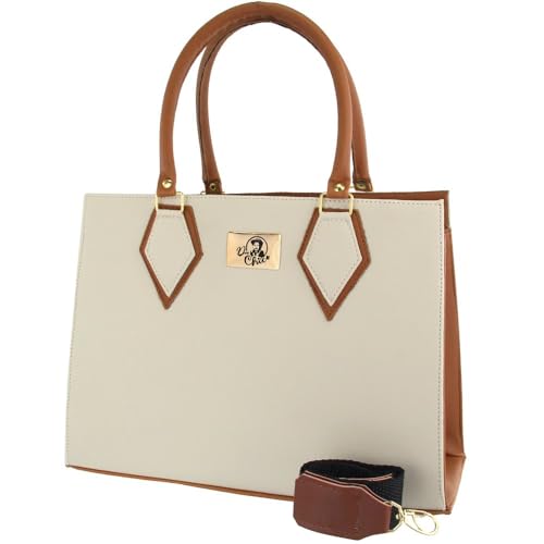 Kit 4 Bolsas Feminina Square Transversal De Ombro + Carteira (Bege/Caramelo)