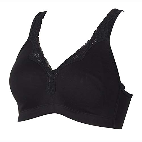 Image of sheroine Plus Size Soft Cotton Wirefree Ultrathin Unpadded Bra