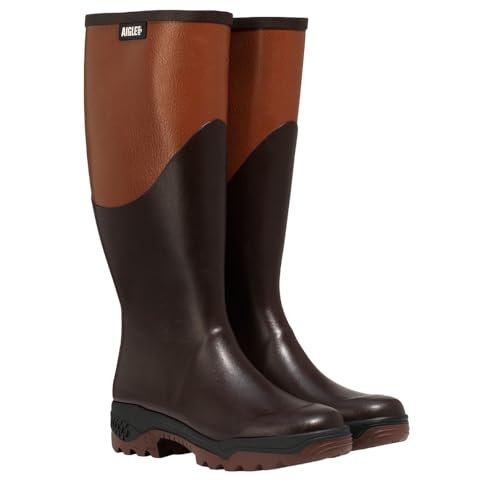 Aigle Parcours2 Damen-Stiefel, kniehoch, Braun, 40 EU, braun, 40 EU