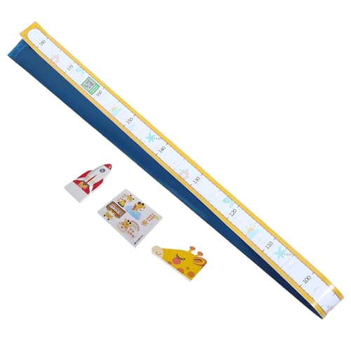 Tabla de crecimiento de pared TOYANDONA: instalación rápida en PVC para cuarto de bebé