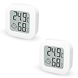 Breite Anwendung: Diese Innen-Hygrometer kann in verschiedenen Orten, wie Wohnzimmer, Babyzimmer, Küche, Büro, Auto, Gewächshaus, etc. verwendet werden. Es ist klein und exquisit zu tragen auf in der Tasche.
