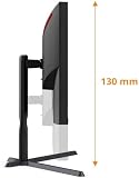 AOC Gaming Q27G3XMN - Moniteur QHD 27 pouces, 180 Hz, FreeSync Prem. Pro., HDR1000 (2560x1440, 1 ms GtG, HDMI, Display Port) noir-rouge - 5