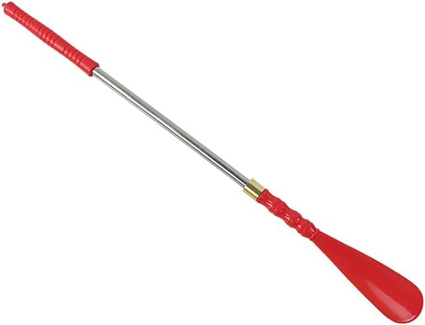 1PCS 18.5Inch Lengthen Shoe Horn Stainless Steel Easy To Take Helper Stick Accessories Shoespooner