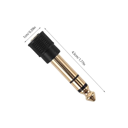 Adaptador de jack de audio para conectar auriculares de clavija pequeña en equipos grandes 2
