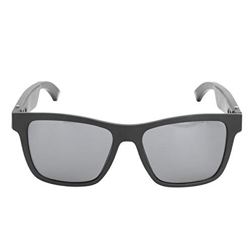 Draadloze Bluetooth 5.0 Anti-Blauw Licht Bril Polariserende Audio Zonnebril met Oortelefoon Zwart - Image 5