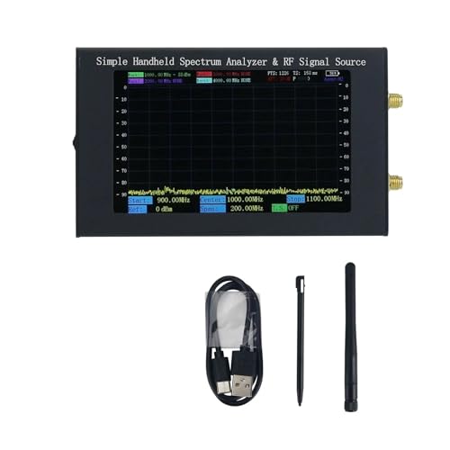 Analizador de espectro portátil ZQ6 6G para localizar interferencias y probar antenas