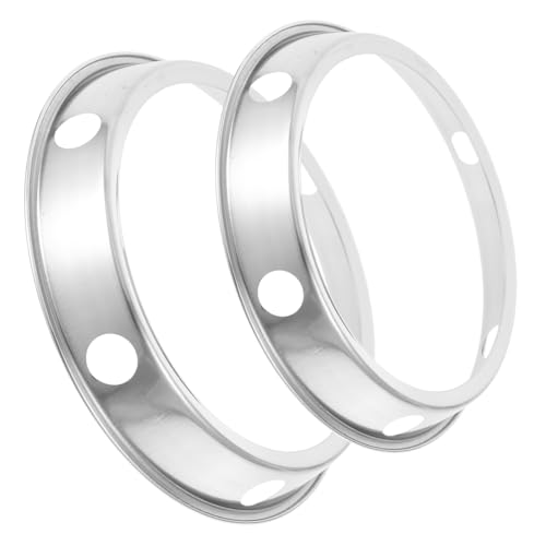 FUNOMOCYA 2pcs Wok Holder Countertop Pan Rack for Outdoor Camping Kitchen Use Reliable Support for Frying Pans