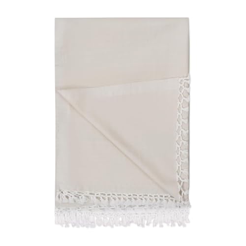 Image of Bhagalpuri Soft Dull Cotton Single Chadar | Single Thread Lightweight Odhne Wali Chadar | Top Sheet for Sleeping Summer (Cream)