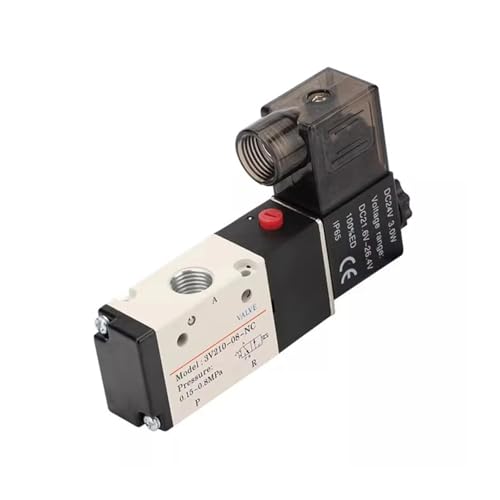 Vanne pneumatique 3V110-06NO DC12V de type distributeur d'air à 3 voies