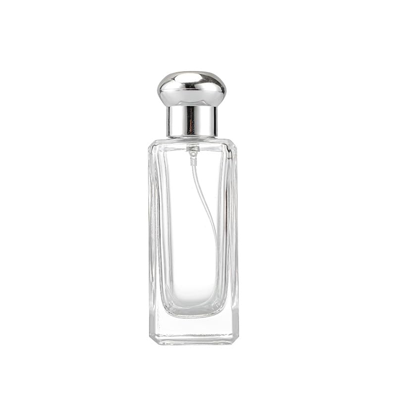 5/10 pz 30/50/100ml Bottiglie di Profumo Quadrate di Profumo Glassspray Bottiglie di Profumo Vuote e Trasparenti Bottiglia di Profumo Riutilizzabile Spray per Uomini Donne Viaggi