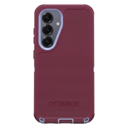 Image of OtterBox Samsung Galaxy S25 & Galaxy S24 (Only) - Defender Series Case - Plum Mist (Pink & Blue) - Rugged & Durable - with Port Protection - Wireless Charging Compatible