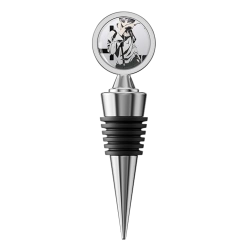 Coangelo lagusa avilio bruno Stainless Steel Wine Stopper – Airtight Reusable Bottle Plug for Wine, Champagne, and Liquor Bottles
