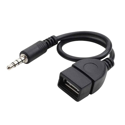 3.5mm Jack Audio Adapter to USB| Car Jack Aux Cable USB Plug| 3.5mm Male Aux to USB 2.0 Female Plug Adapter| Headphone Jack Adapter for USB, Aux Cord, Audio Player, & All Cars Stereo Mp3 Player. 3.5mm Jack Audio Adapter to USB| Car Jack Aux Cable USB Plug| 3.5mm Male Aux to USB 2.0 Female Plug Adapter| Headphone Jack Adapter for USB, Aux Cord, Audio Player, & All Cars Stereo Mp3 Player.