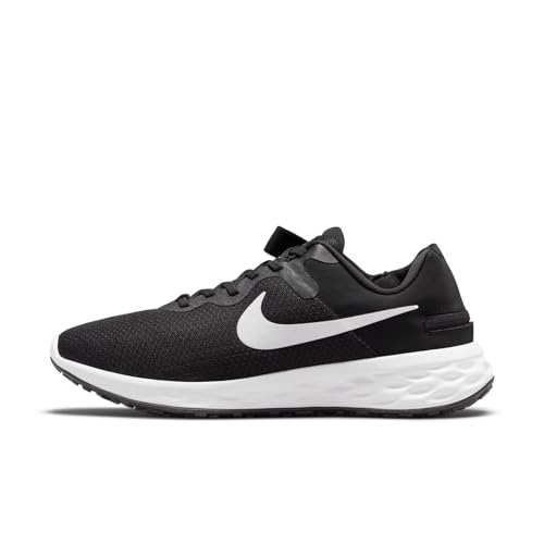 Nike Herren Revolution 6 Flyease Sneaker, Black White Iron Grey, 44 EU