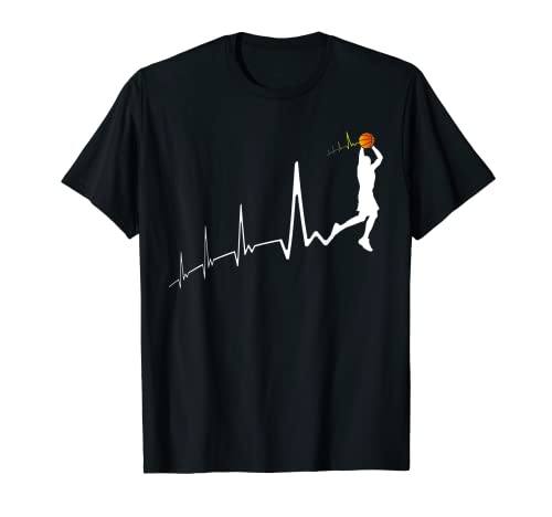 Basket-ball Battement de coeur | Joueur de Basketball T-Shirt