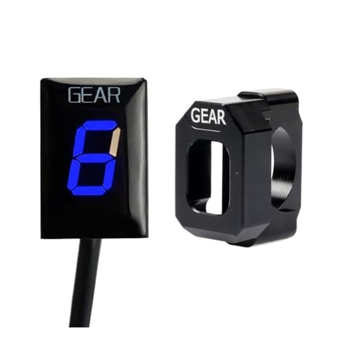 Indicateur de vitesse moto 6 rapports bleu pour MT-03 R6 et FJR1300