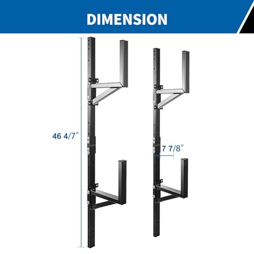 image for TOPTGO Trailer Ladder Rack, Ladder Rack for Trailer Fit for Cargo Open
