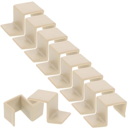 Toddmomy Elementi di Fissaggio in Plastica e Staffe del Telaio per Lettino Ragazzo Ragazza, Supporto Resistente per Sponde Letto, Accessori Mobili per Ragazzo Ragazza, Set da 10 Pezzi