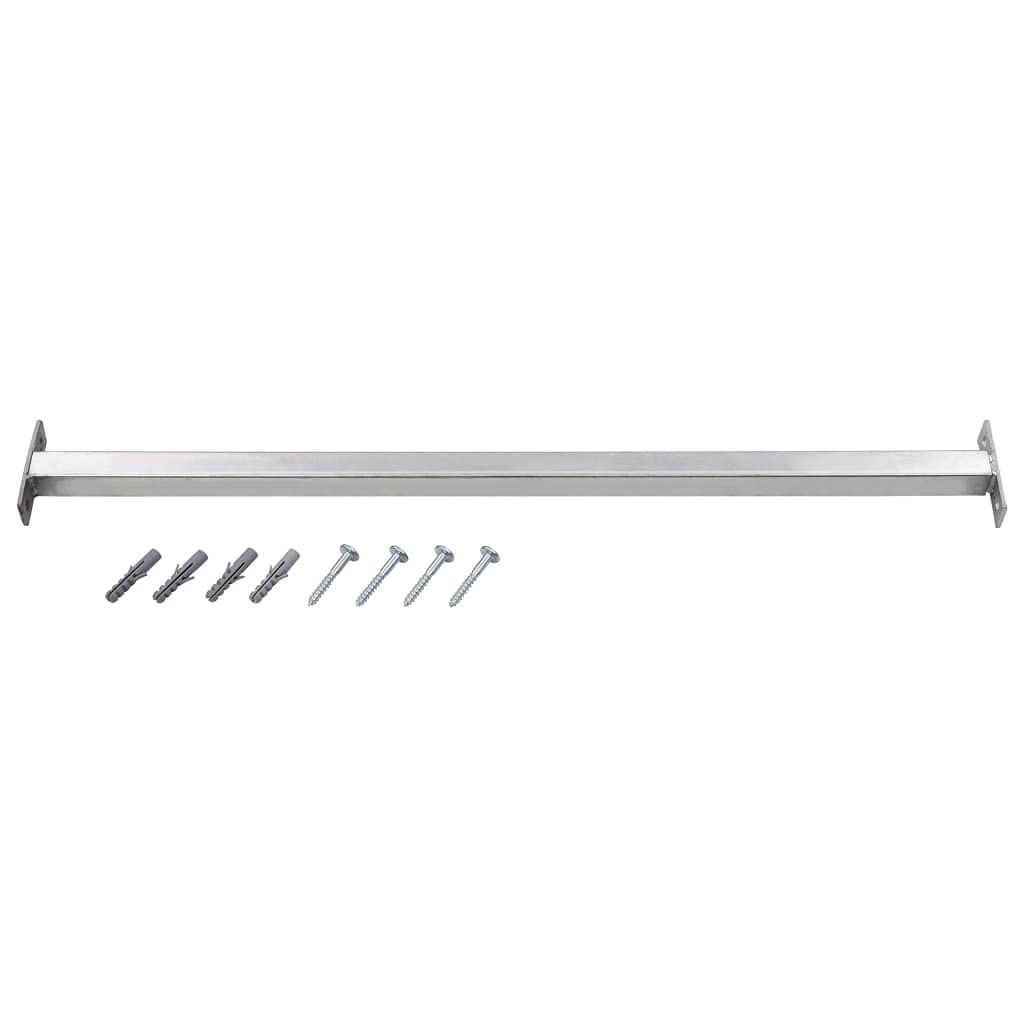 Acciaio Inox 316l Aly Sbarra Antintrusione In Acciaio INOX 316L | Estensibile 70-120 Cm Per Persiane - Made In Italy ALY Sbarra Sicurezza Acciaio INOX 316L 70-120cm Italiano - 9