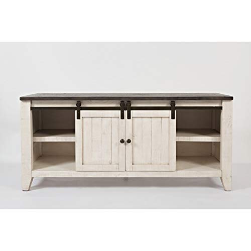 Jofran Inc. Madison County Reclaimed Pine Barn Door TV Stand Console