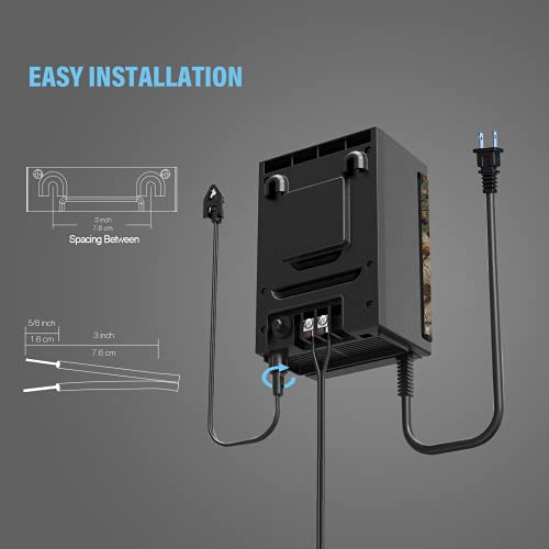 Goodsmann Low Voltage Transformer 120W With Timer Photo Eye Outdoor Lighting Realtree® Xtra Transformer With Camo Pattern For Landscape Lights 120V Ac To 12V Ac 9111-12002-01A #TOP3