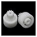 YAGEGE Pezzi di Ricambio di Ingranaggi in plastica 2pcs Adatti for Il pignone del macinino della Carne Minerme M-Oulinex HV6 HV8 HV10. Tefal. LH 1500. Elettrodomestico da Cucina