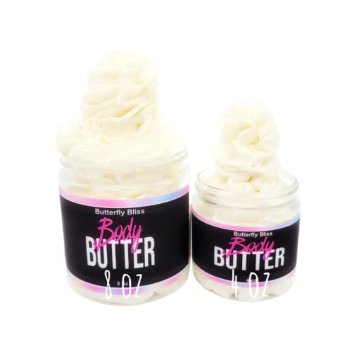 Mango Whipped Body Butter, natural lotion, organic, 8oz jar, made with shea butter, mango butter, coconut oil, almond oil - Thumbnail 3