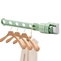 Portable Travel Clothes Rack - Lightweight Adjustable Laundry Hack, Home and Outdoor | Folding Drying Rack, Compact Clothes Stand for Camping, Balcony, Space-saving Storage Solution