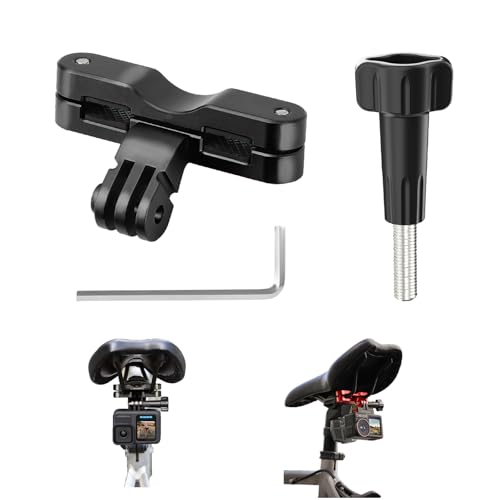 Supporto per seggiolino per bicicletta per videocamera dazione per Gopro sella per DJI Osmo 360 Azione per Insta360 Pro Accessori nero