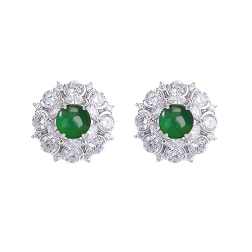 Boucles d'oreilles en argent sterling et jade pour votre style quotidien