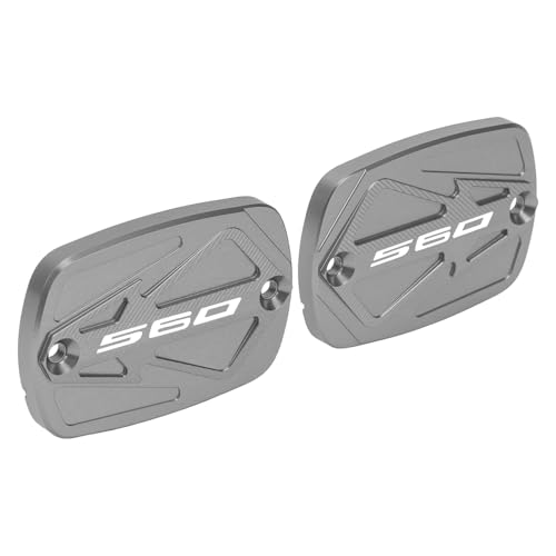 MotHeart �I�[�g�o�C �u���[�L�t���[�h���U�[�o�[�L���b�v �Ή� TMAX 560 Tech MAX 2020-2026 �t���[�h�L���b�v CNC�A���~�j�E�� 2�Z�b�g tmax 560 tech max �p�[�c (�O���[)